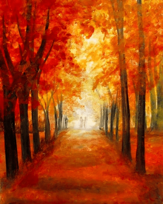 Paint and Sip Stroll Into Fall
