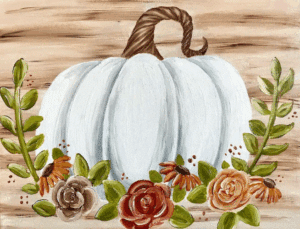 Paint and Sip Blooming In Fall