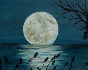 Paint and Sip Resting Moon