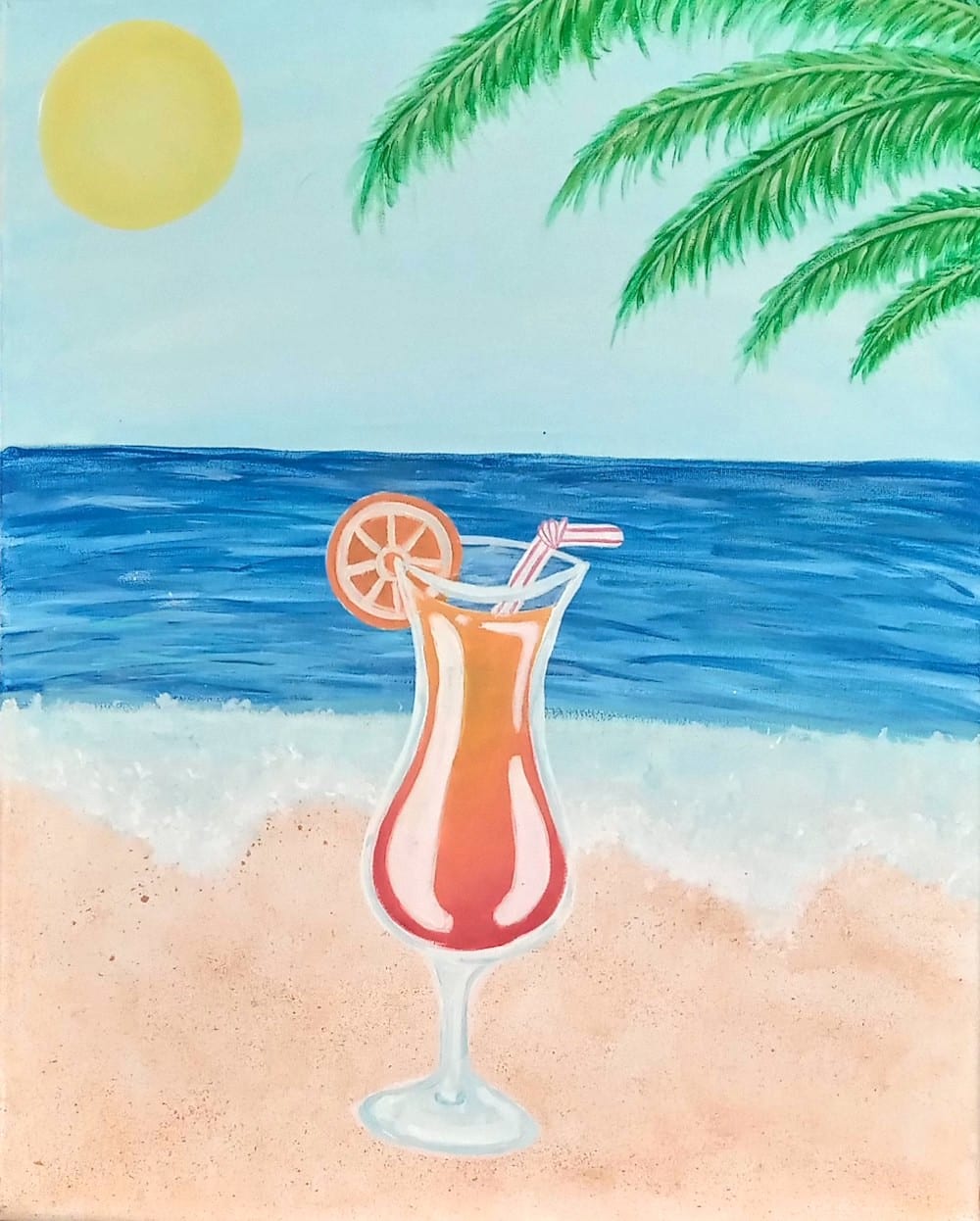 Sex on the Beach – a Summer Painting Party - Wine & Canvas