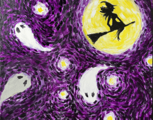 Halloween Painting Party - Starry Witch