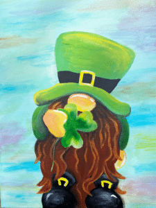 Riverview Paint Party - Lucky Gnome - The Talking Pint - Paint and Sip - St. Patrick's Day