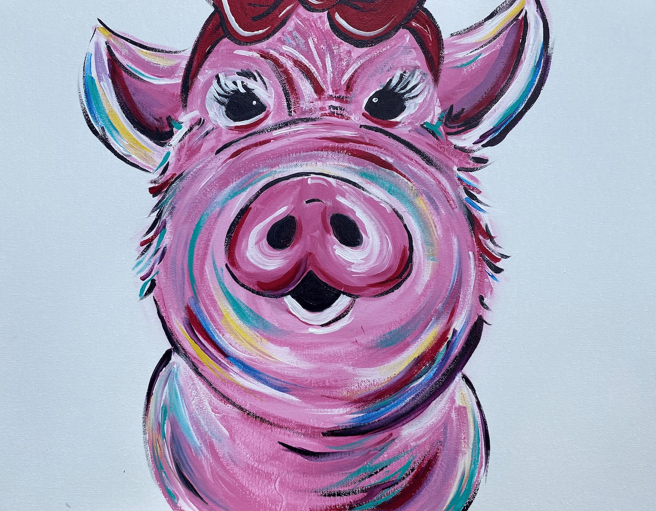 St. Pete Paint Party - Spring Piggy - Dissent Craft Brewing - Paint and Sip