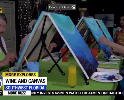 ABC 7 News - Wine & Canvas - Tampa