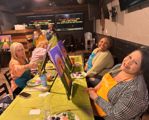 Discover the Joy of Karaoke and Canvas! - Wine and Canvas Metro Tampa - Summer Paint and Sip