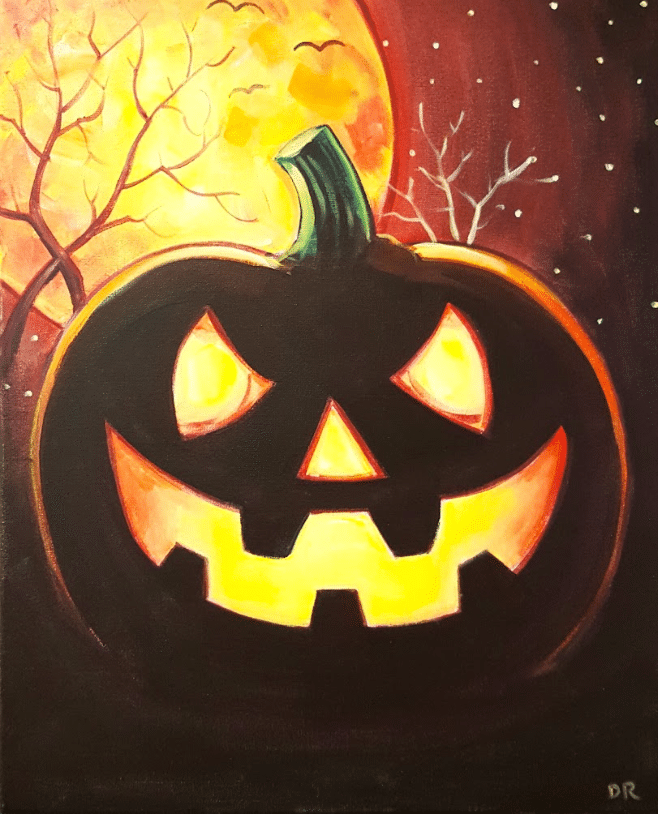 Dunedin Paint n Sip Party - The Great Pumpkin