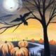 St. Pete Beach Paint n Sip - Moonlight Pumpkin