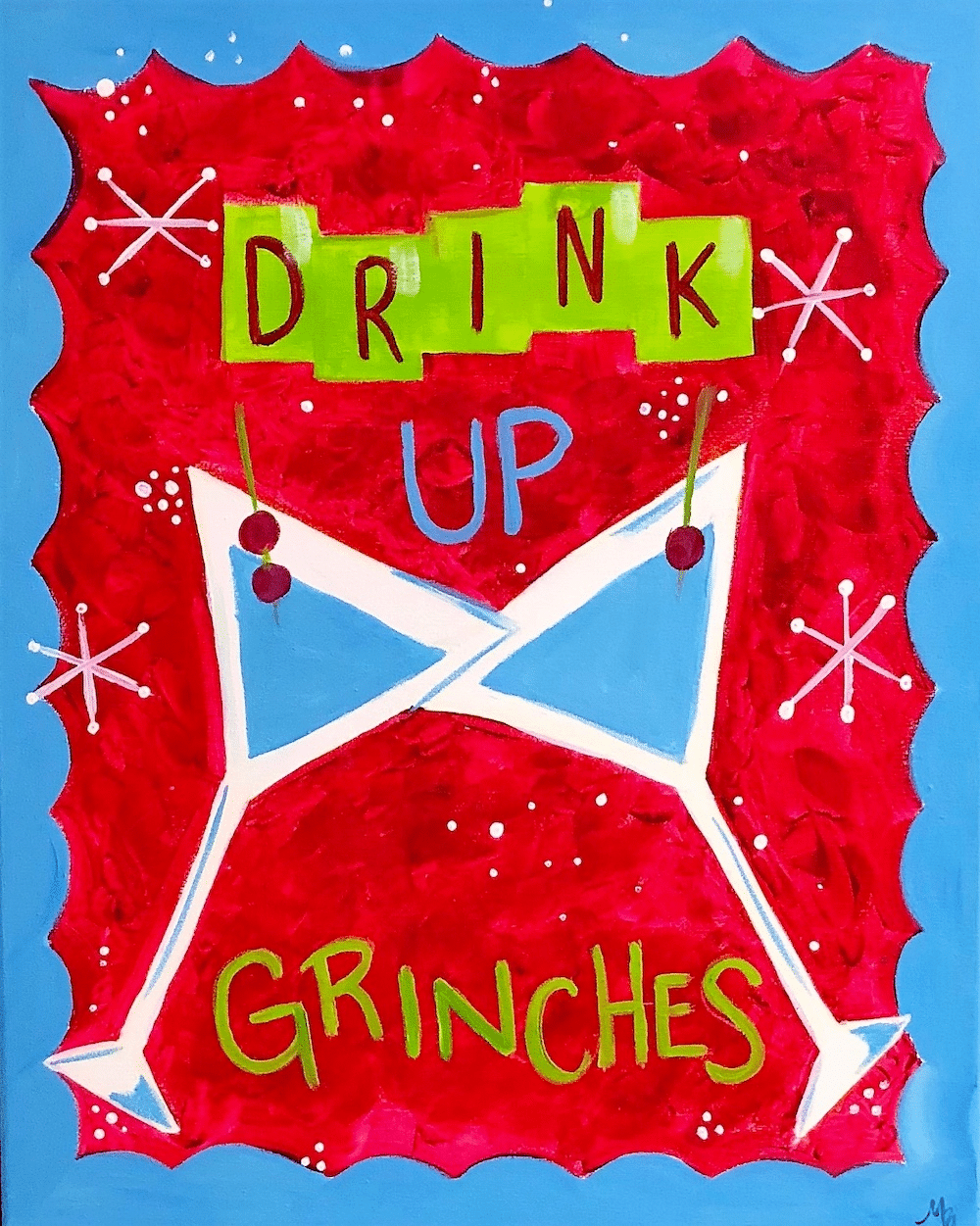 Pinellas Paint Party - Drink Up Grinches