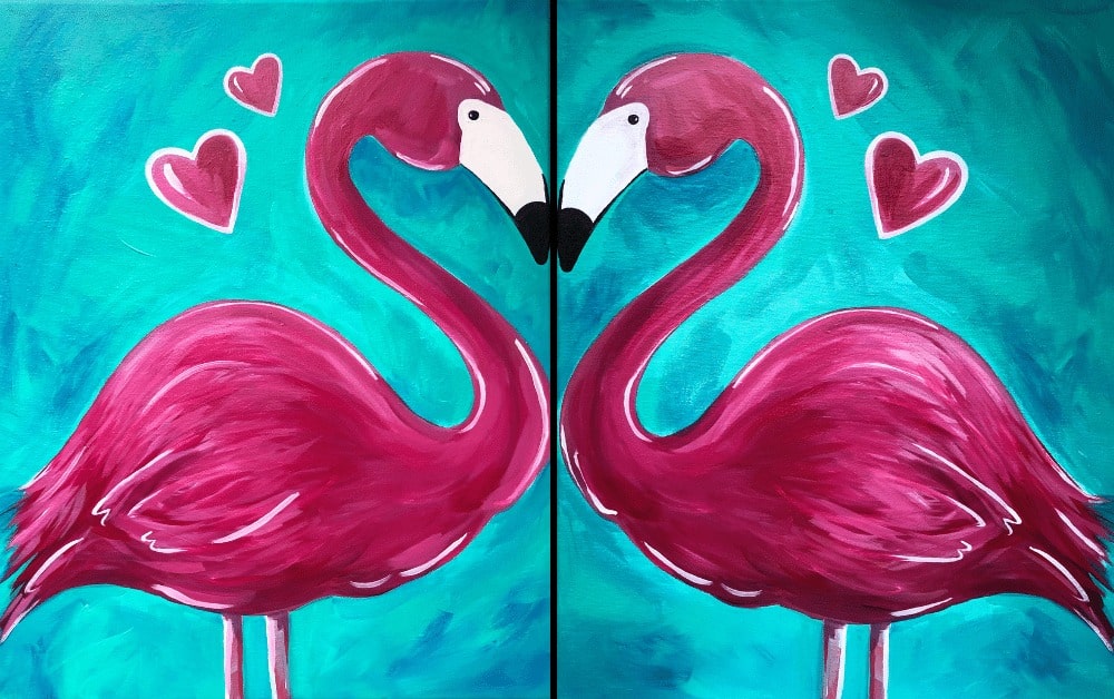 Indian Rocks Art Party - Flamingo Love