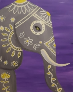 Tampa Paint & Sip - Boho Elephant