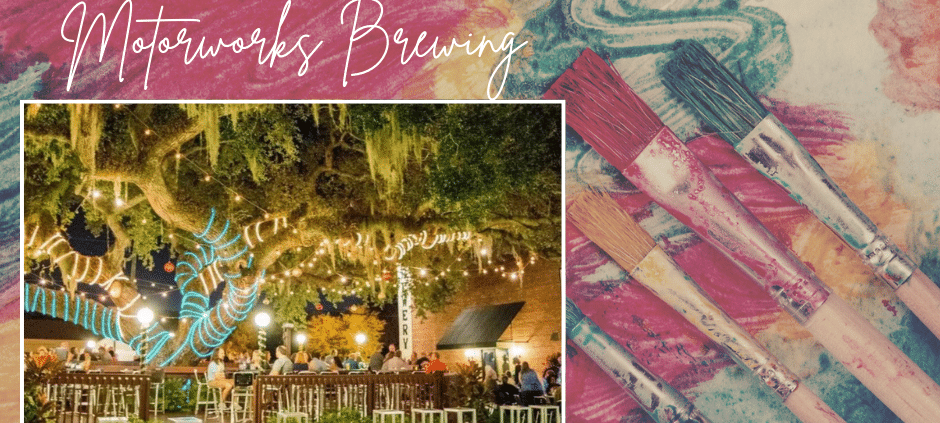 Wine & Canvas Welcomes Motorworks Brewing as Venue Partner