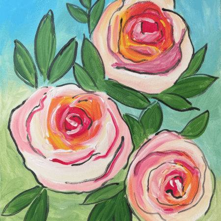 St Pete Beach Art Party - Modern Florals