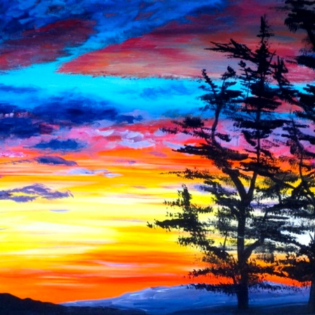 Dunedin Sip n Paint - Beautiful Sunset