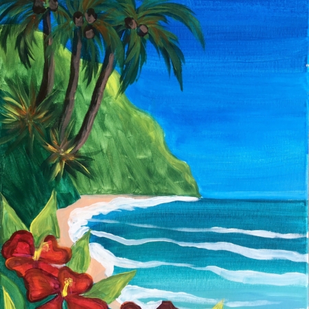 St Pete Beach Paint & Sip - Tropical Lagoon