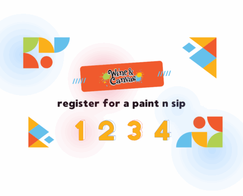 Register for a Paint n Sip Event - From Curiosity to Canvas