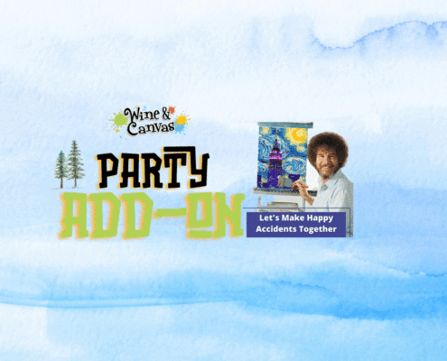 NEW Private Party Add-On: Channel Your Inner 'Joyful Painter'