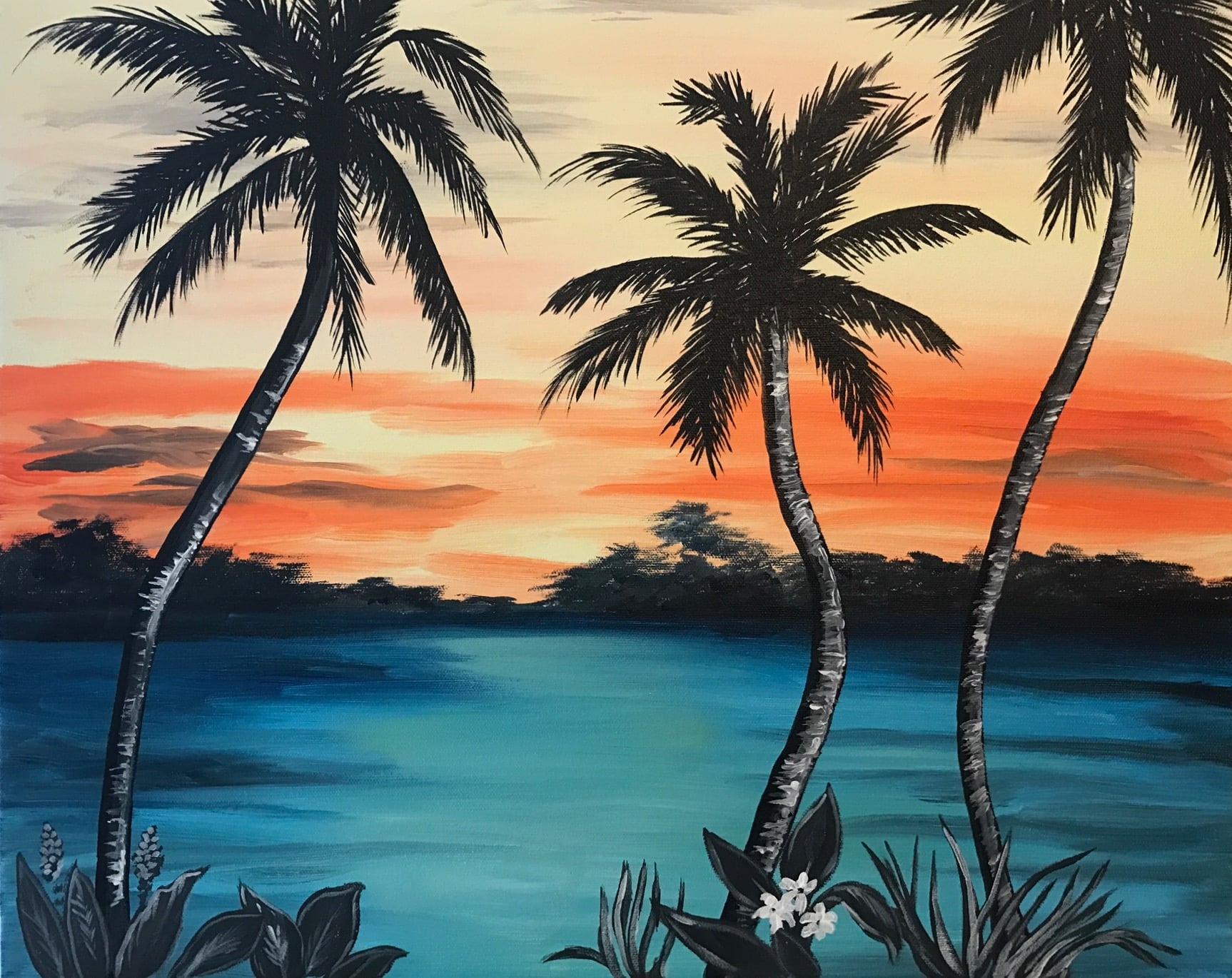 Riverview Art Party - Island Sunset